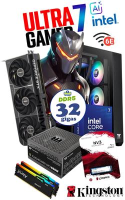 PC INTEL ULTRA 7 265F 16GB DDR5 RGB 1TB H860M RTX5070 WIFI6